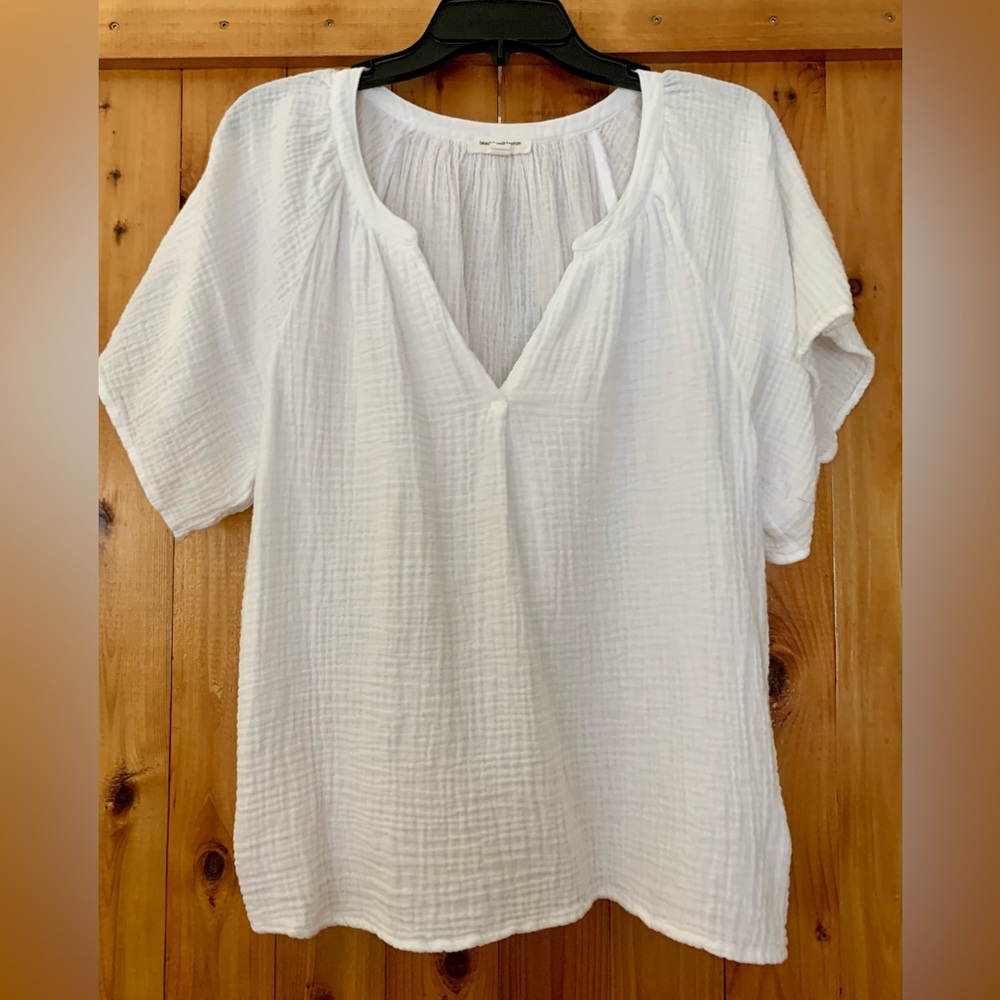 NWOT BeachLunchLounge Collection Womens White Top Size Small